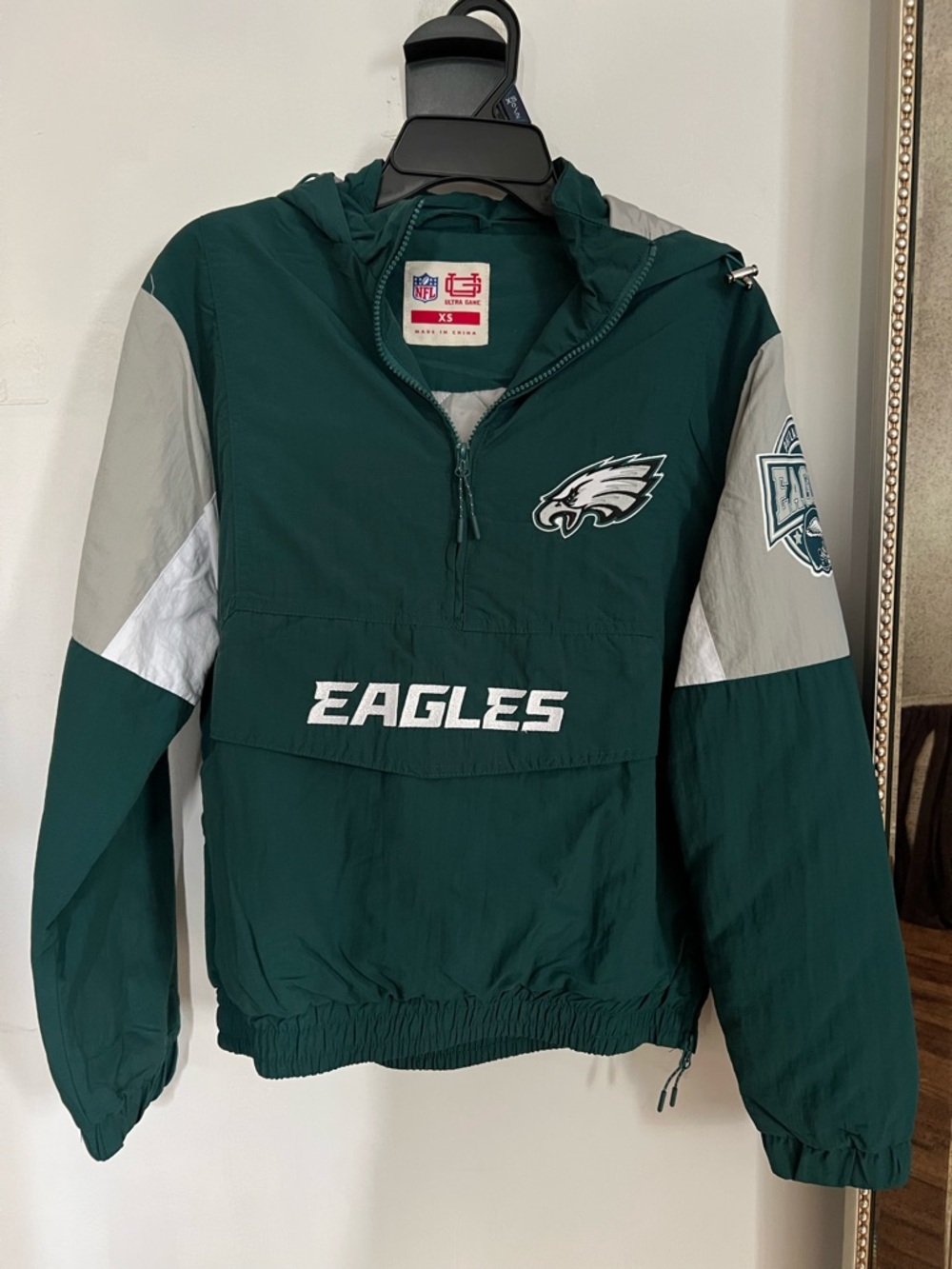 NFL Philadelphia Eagles Pullover Sideline Jacket